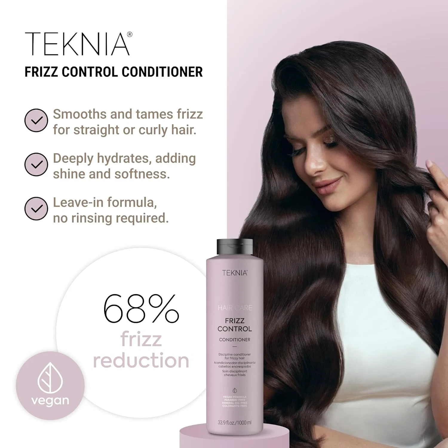 Шампунь для контроля за вьющимися волосами «Teknia Frizz Control Shampoo» от Lakmé — фото 2