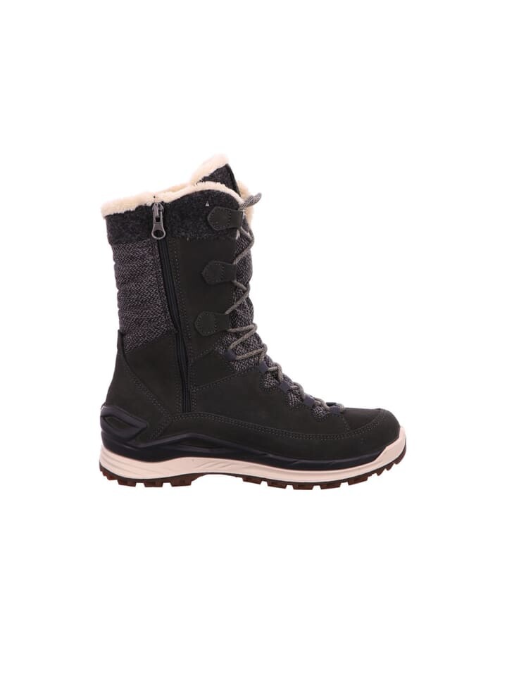 Ботинки женские Lowa Winterstiefeletten высокие на шнуровке, черный — фото 3
