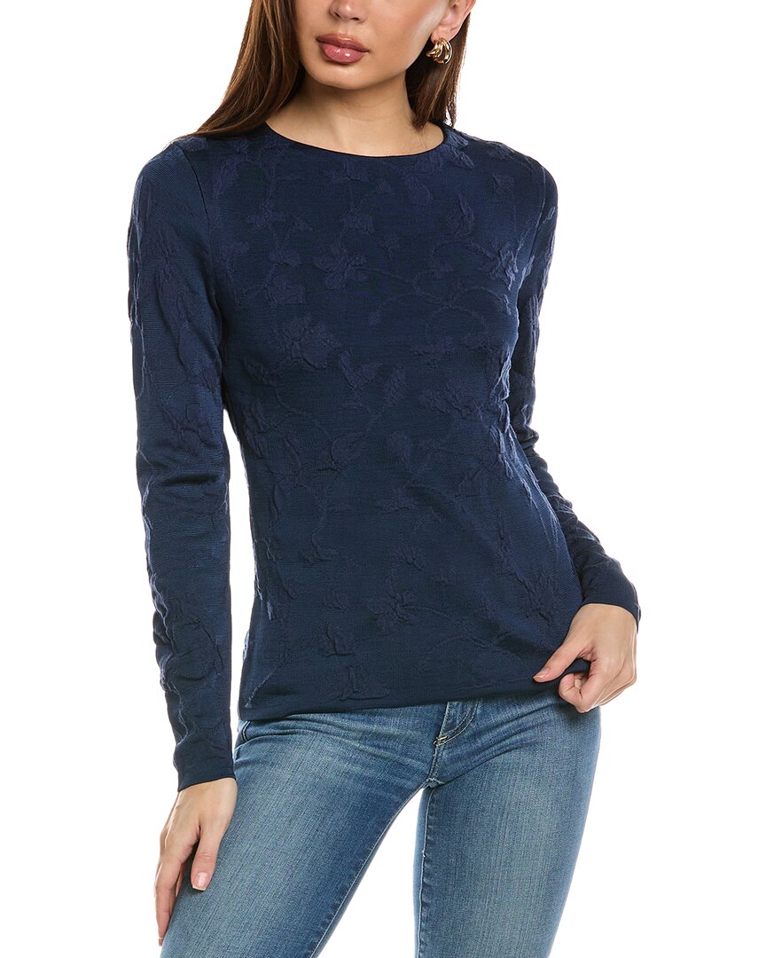 

Лафайетт 148 Нью-Йорк шерстяной свитер с цветочным принтом Lafayette 148 New York, синий