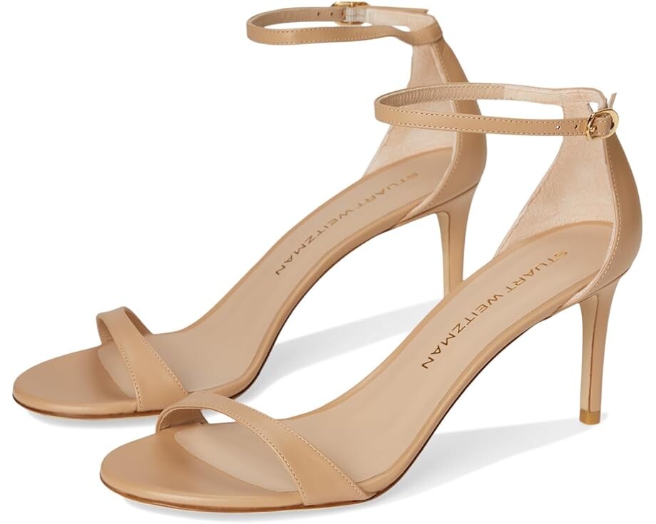 

Туфли Stuart Weitzman Nudist Ii Sandal 75, цвет Adobe 1