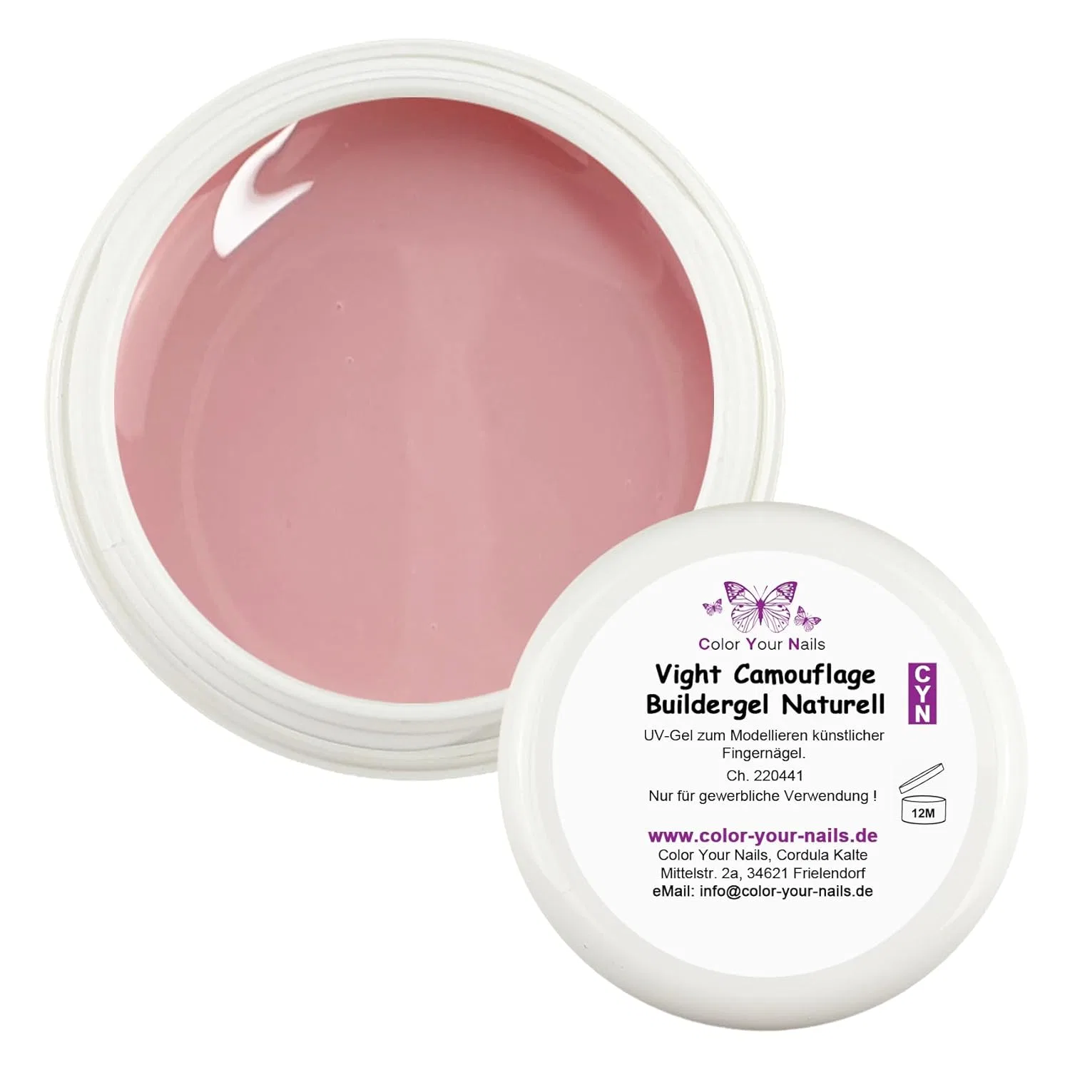 Камуфлирующий гель для наращивания Vight Builder Gel Naturell 30 мл Color Your Nails