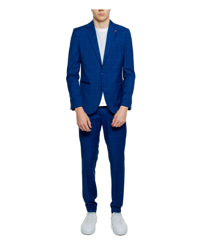 

Светло-Голубой костюм на пуговицах для весны/лета Mulish, синий