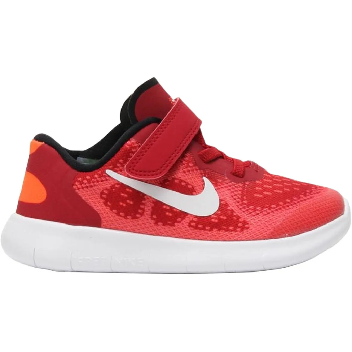Nike Кроссовки Free Rn 2017 для малышей, красные и белые — фото 3