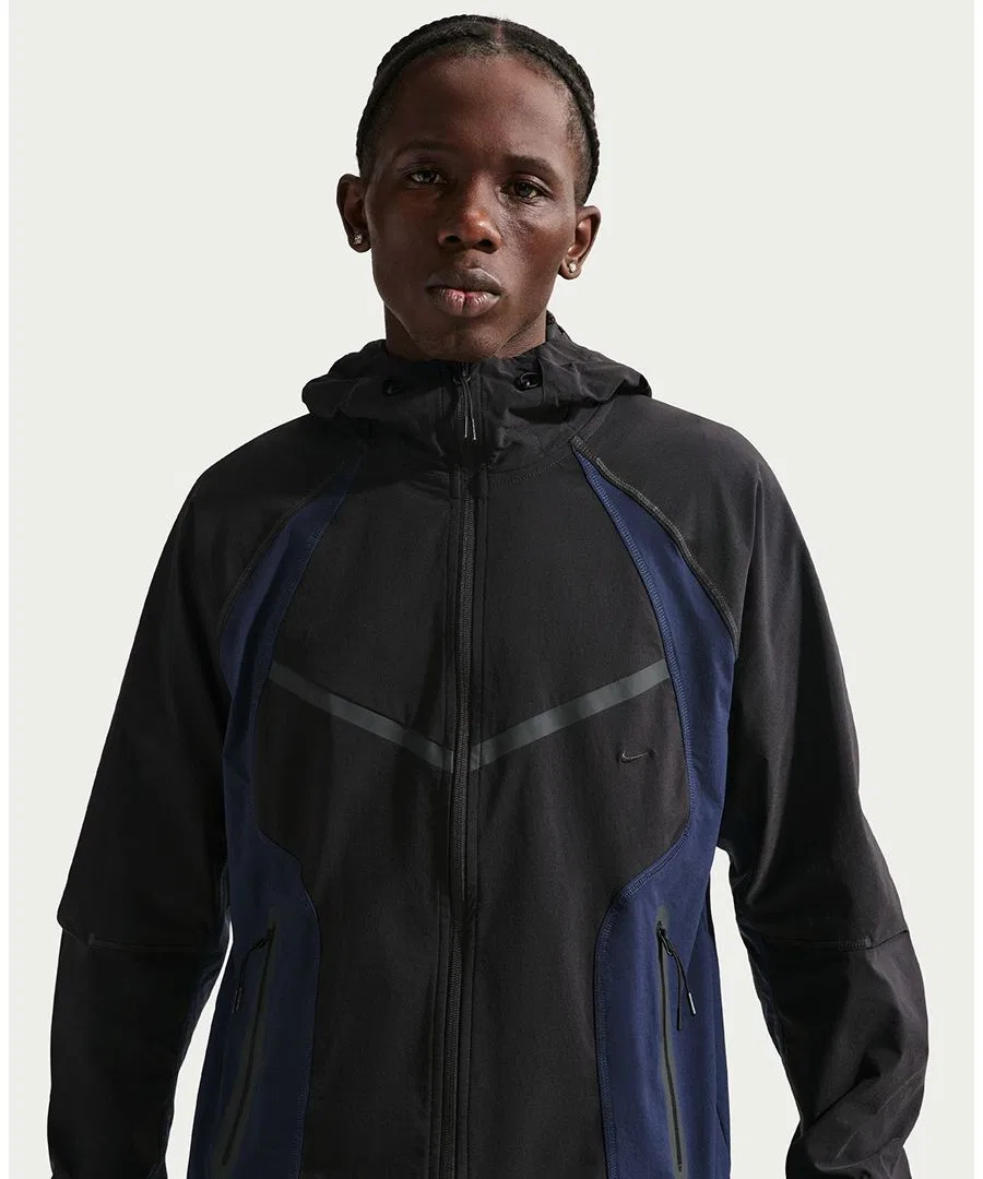 Мужская ветровка Tech Dri-FIT на молнии Nike, черный — фото 2