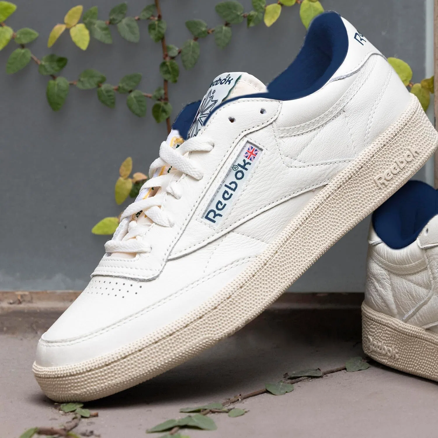 Reebok Мужские кроссовки Club C 85 VintageSneaker, White Chalk Vector Blue — фото 3