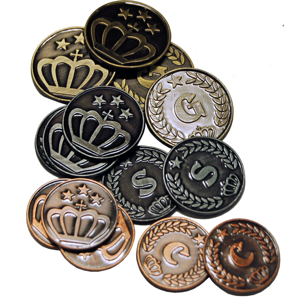 

Аксессуары Dan Verssen Games Warfighter Fantasy: Metal Coins