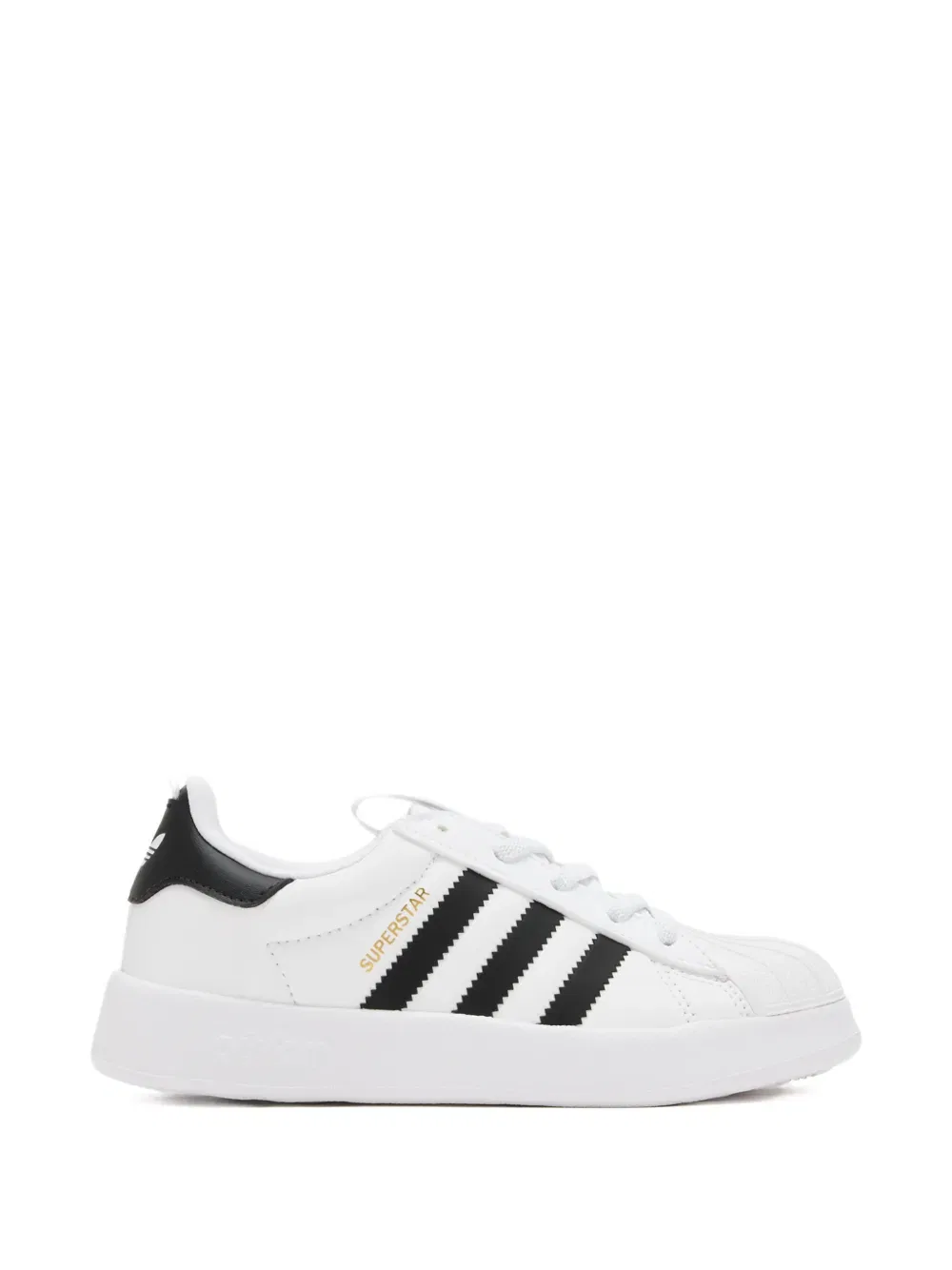Кроссовки Adifom Superstar 360 в полоску на шнуровке Adidas Kids, белый