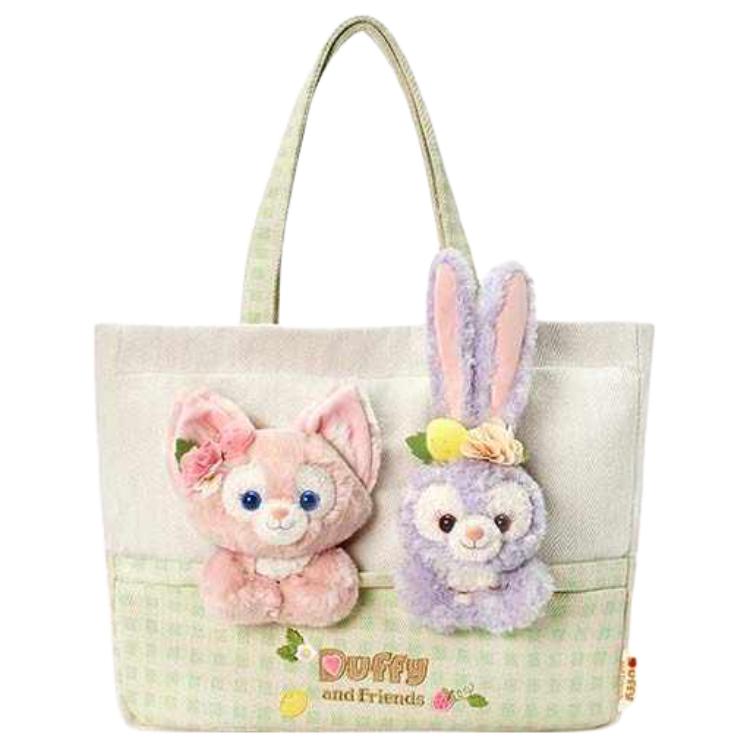 

Disney Тканевая полиуретановая сумка-шоппер, Beige & Pink & Purple