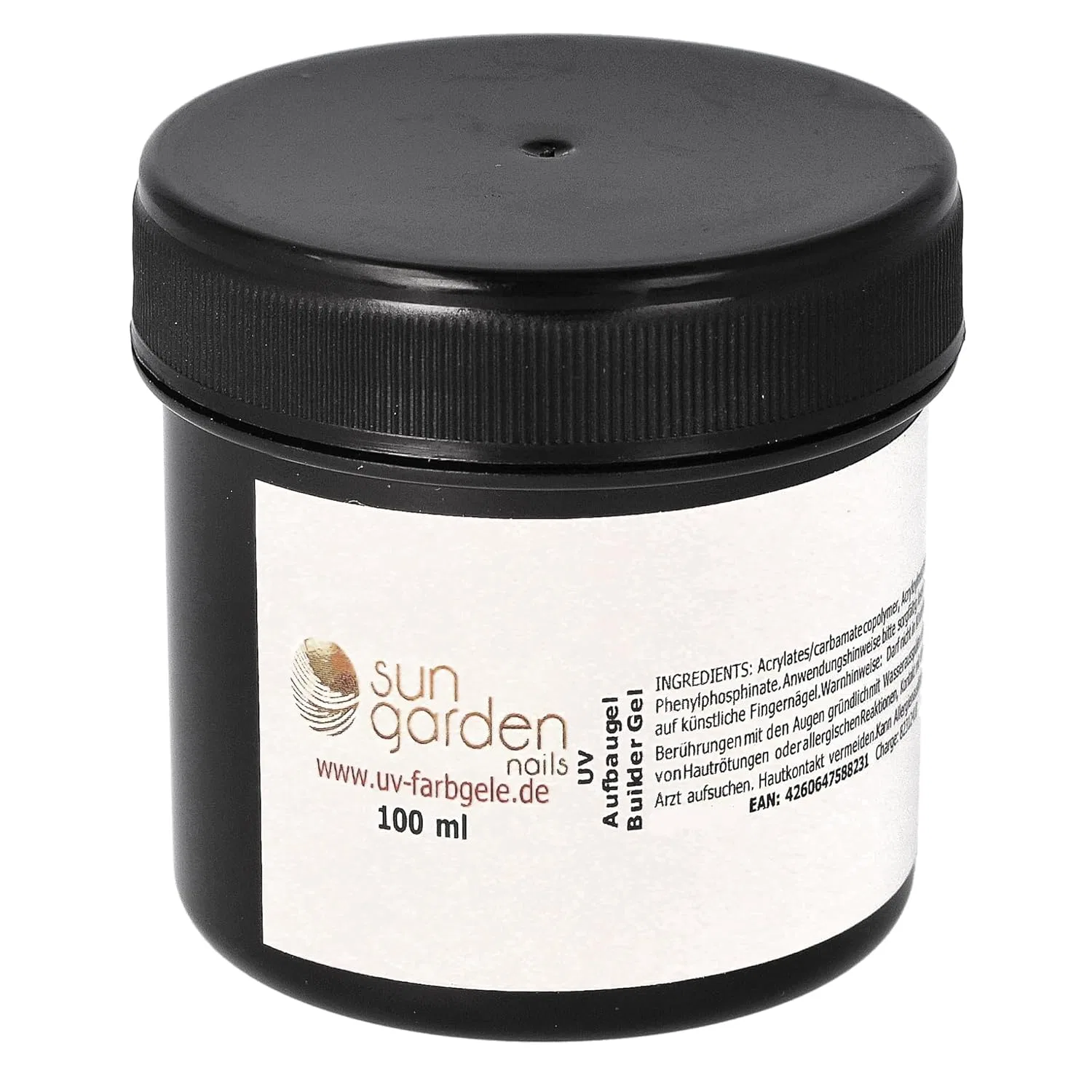 Прозрачный гель для наращивания ногтей Sun Garden Nails Builder Gel Clear 100 мл Sun Garden Nails — фото 4