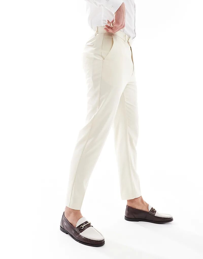 

Зауженные брюки ASOS DESIGN цвета «камень»