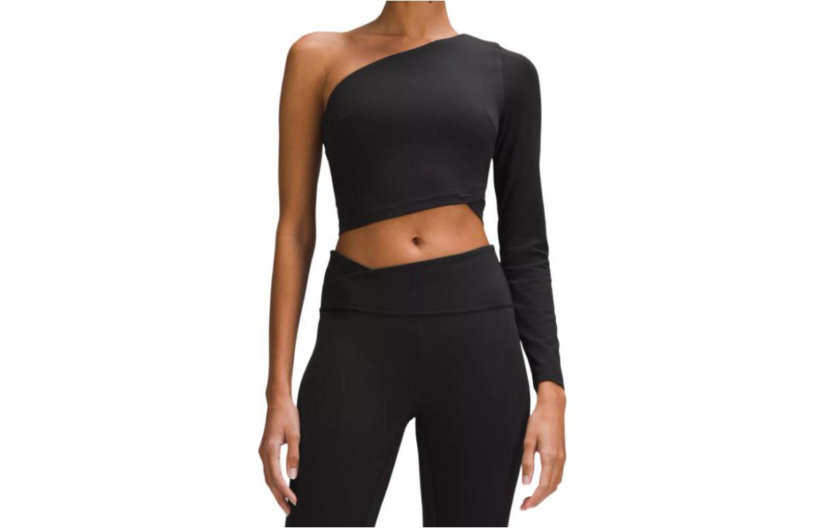 

Асимметричная женская рубашка Align Lululemon, черный