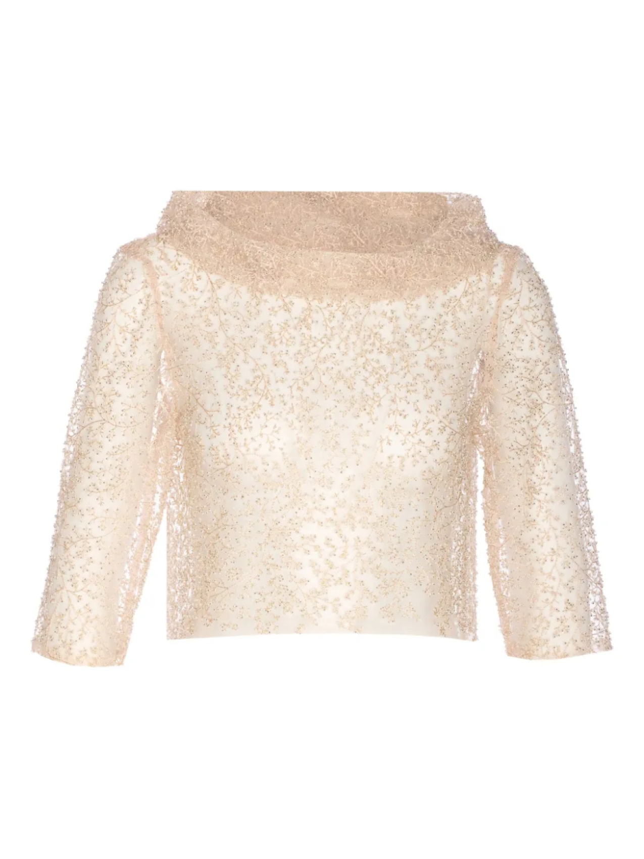 

Блузка Fely Campo embroidered top, нейтральный