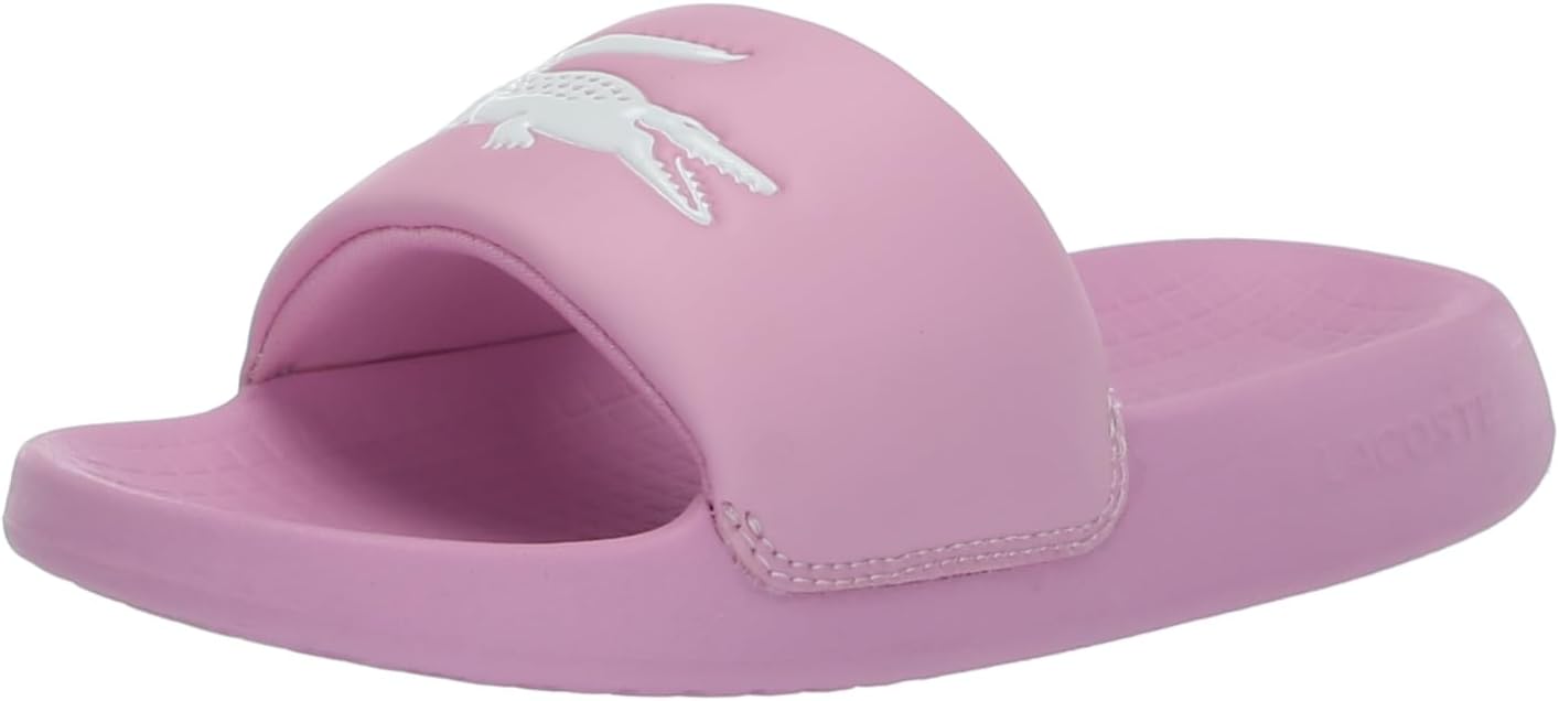 

Lacoste Unisex-Child Children's L.12.12 Sneaker (Retired Edition) Slide, Pink/White
