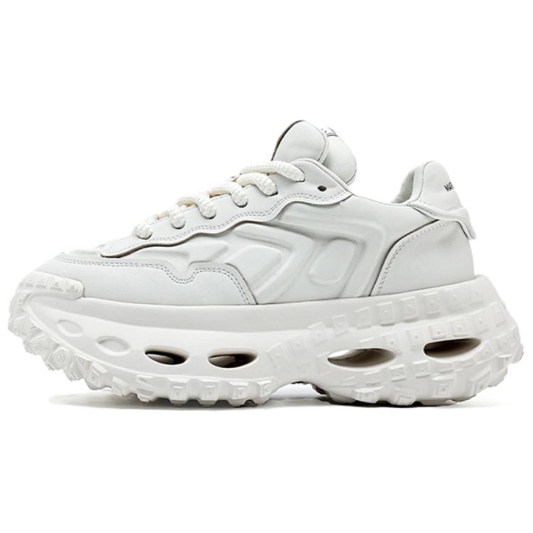 

FAIRWHALE Низкие массивные кроссовки унисекс Raw White, цвет Raw White