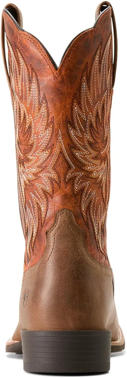 Мужские ковбойские сапоги ARIAT Sport Rider, оранжевый — фото 3