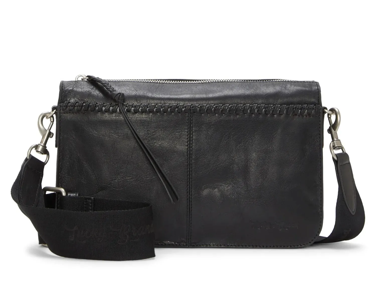 

Сумка через плечо Lucky Brand Kaye из кожи, черная