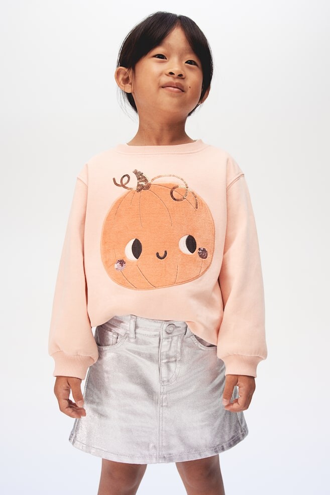 

Мерцающая джинсовая юбка H&M, серебряный