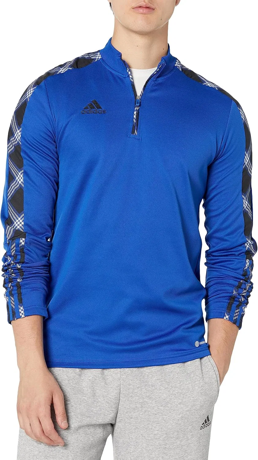 Толстовка Adidas Tiro Mid Layer Fleece, синий/черный