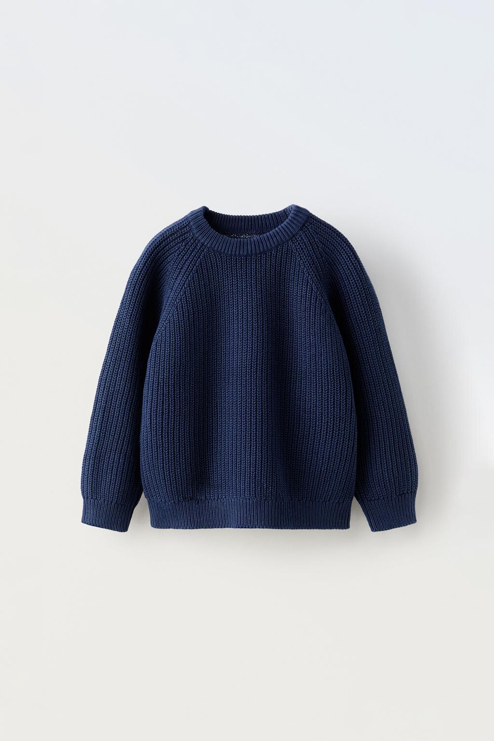 

Вязаный свитер ZARA, индиго