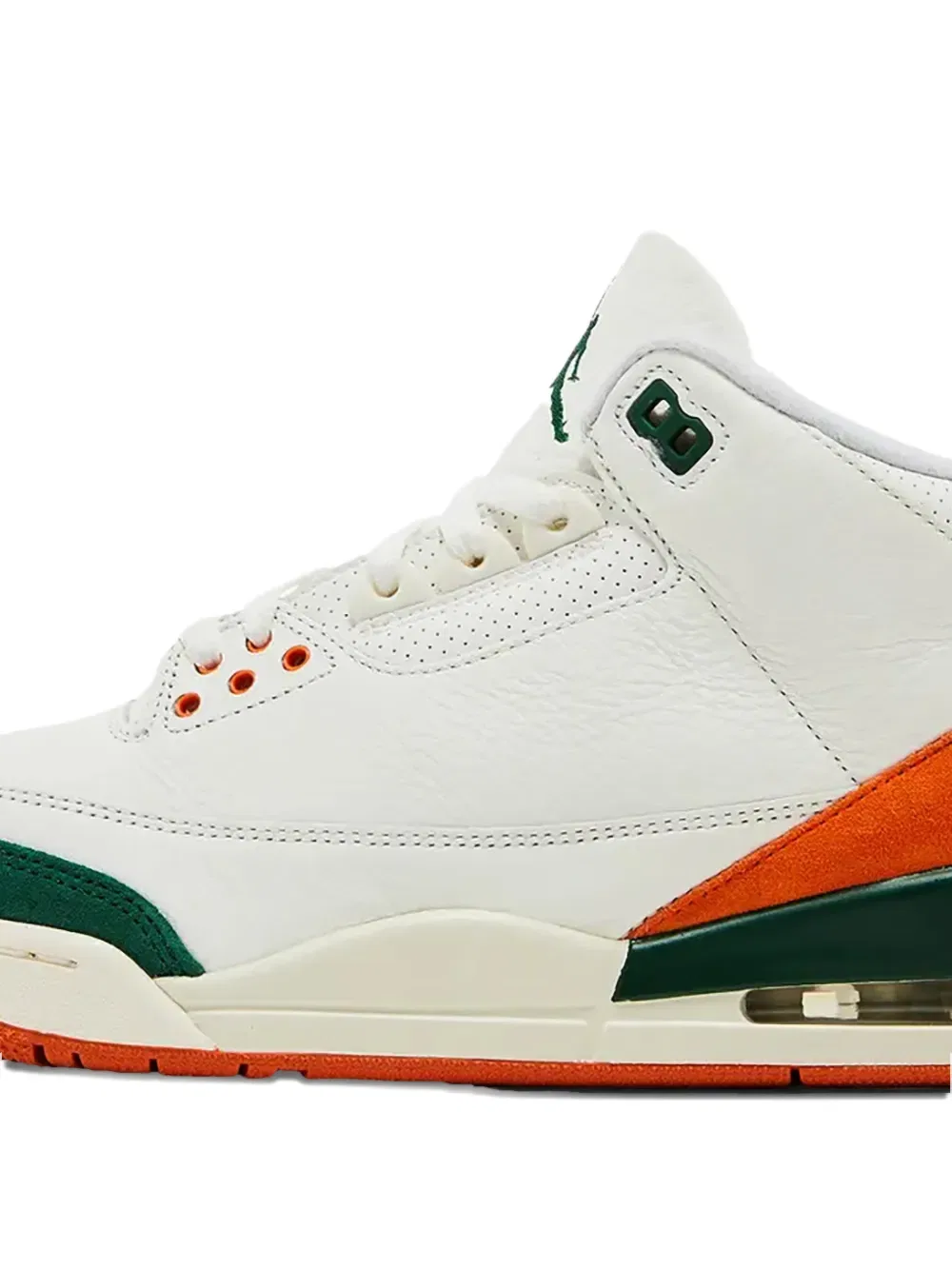 Кроссовки Air Jordan 3 Miami из коллаборации с Solefly, нейтральный — фото 2
