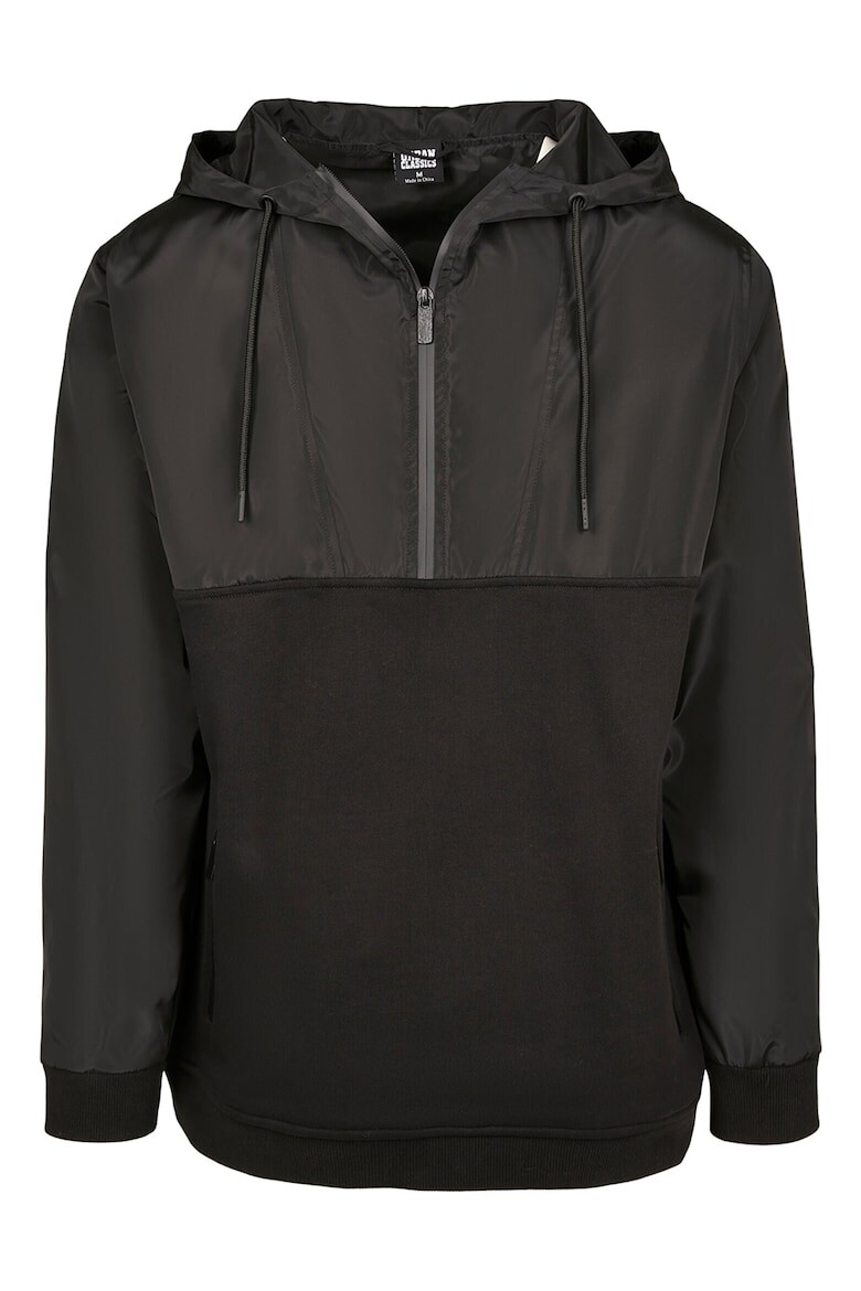 

Короткая толстовка на молнии Urban Classics, черный