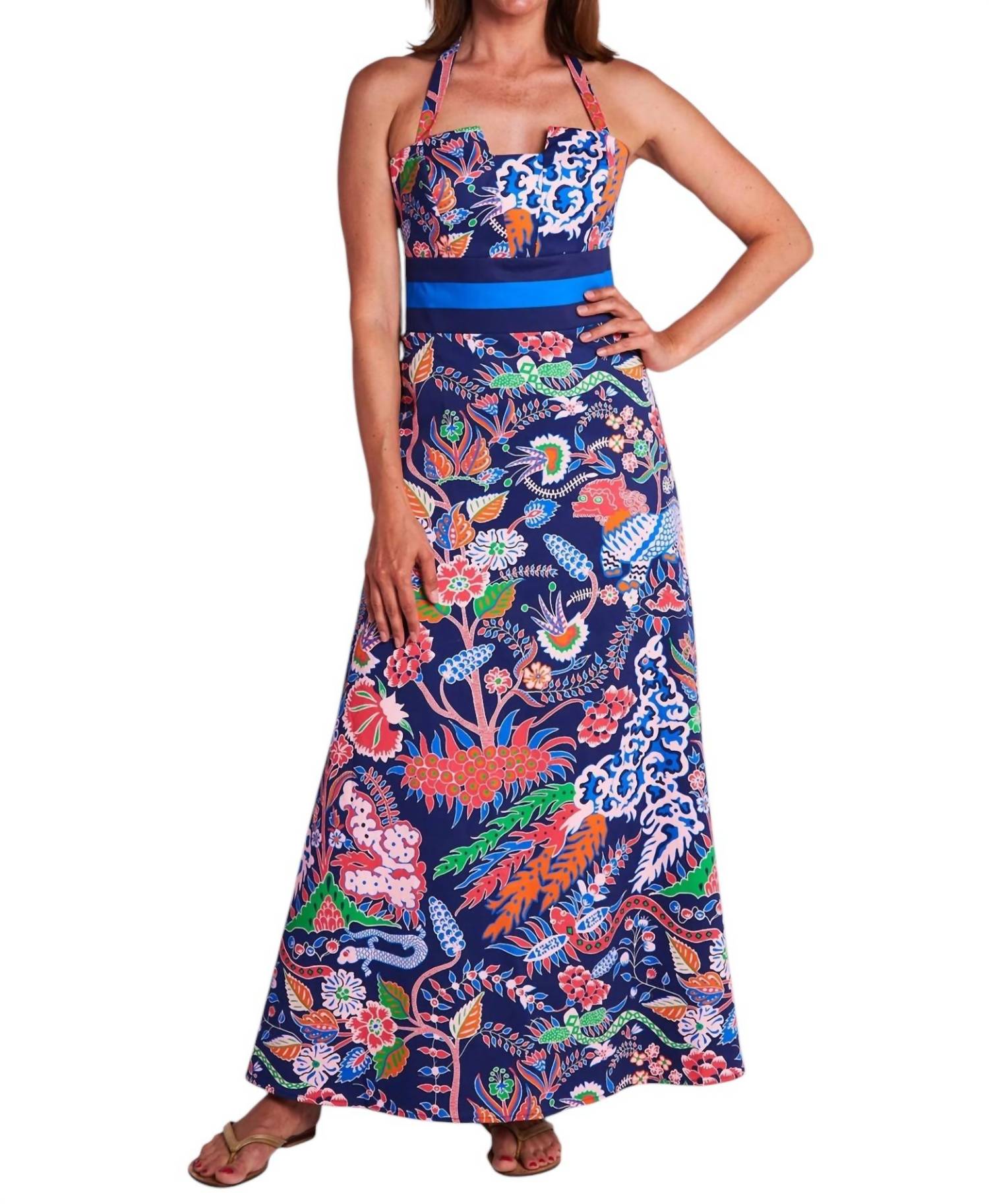 

Платье Cece в цвете Eden Navy Multi CK BRADLEY