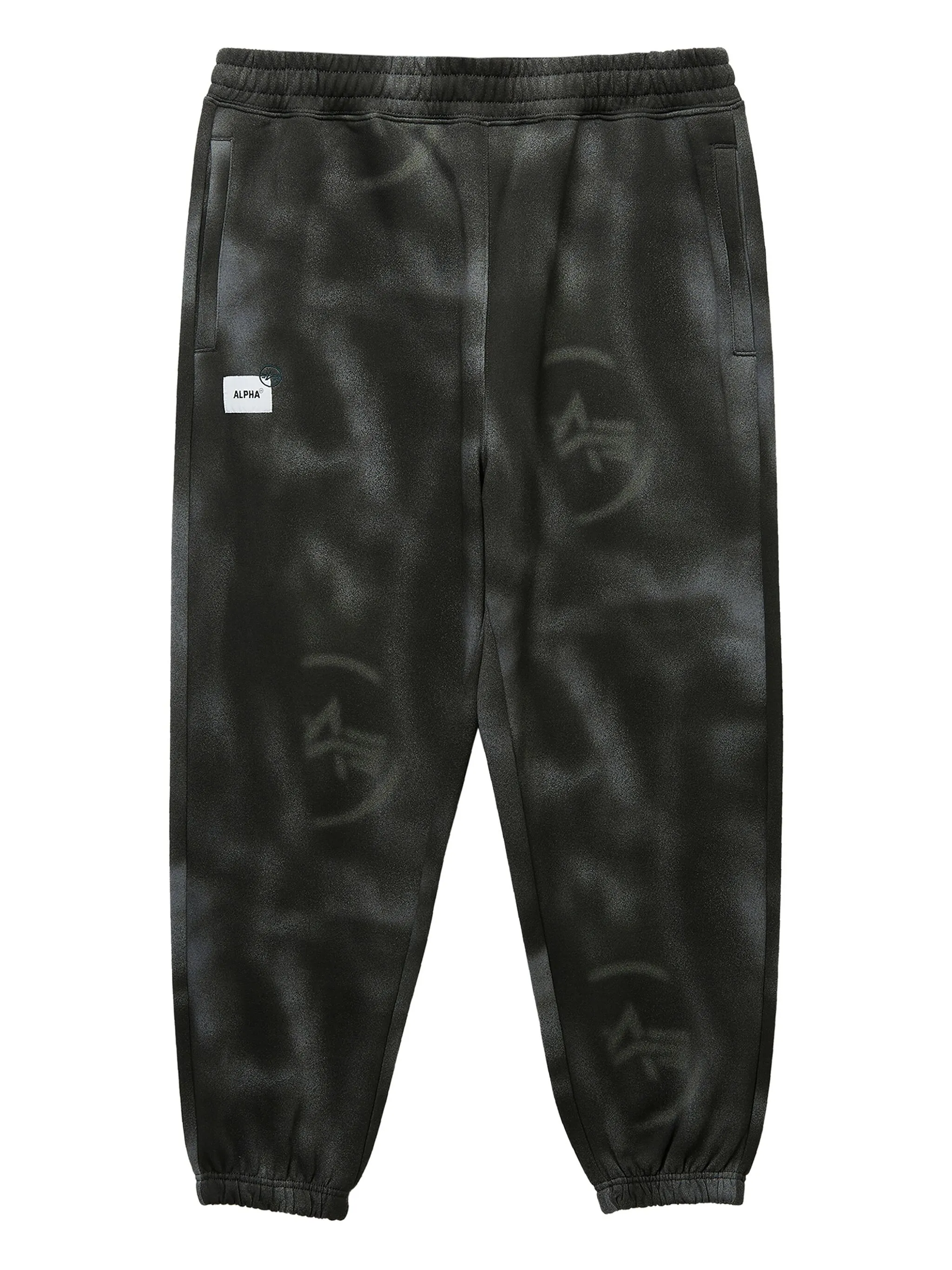 

Спортивные брюки с принтом тай-дай Alpha Industries, серый