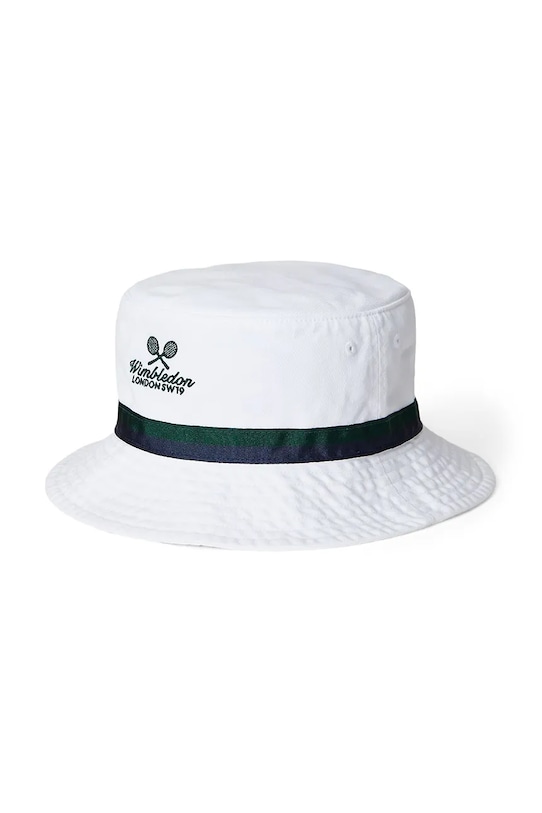 

Детская хлопковая шляпа Wimbledon Collection Polo Ralph Lauren, белый