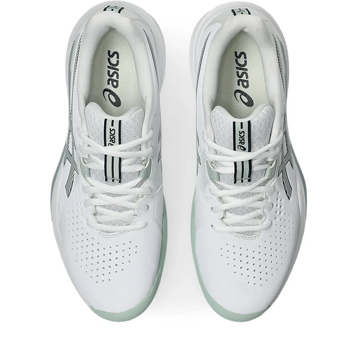 Теннисные кроссовки «GEL-Challenger 15 Indoor» от ASICS, White/Lichen Rock — фото 3