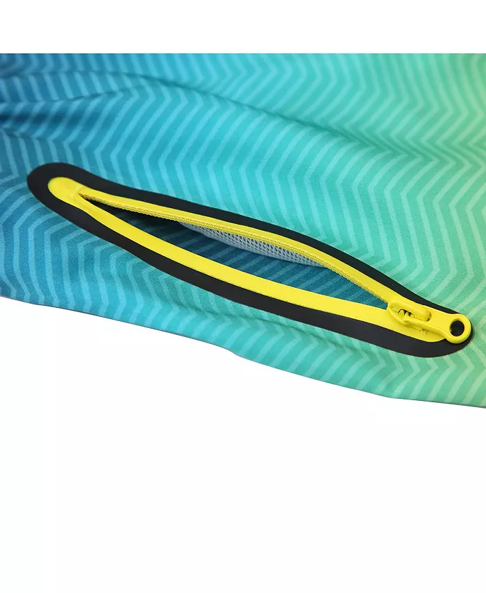 Мальчиковые плавки для плавания Board Shorts с 4-сторонней растяжкой, быстросохнущие, с сетчатой подкладкой и защитой UPF50+ Rokka&Rolla, зеленый — фото 2