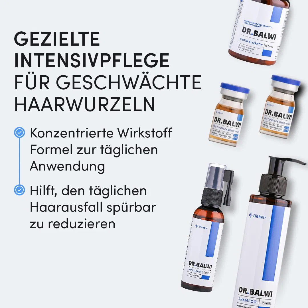 Набор для роста волос «Hair Boost Set» от Dr. Balwi (3 месяца) Elithair — фото 2