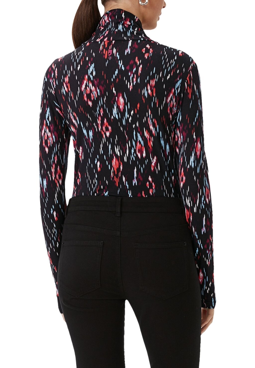 

Топ с длинными рукавами comma casual identity, черный