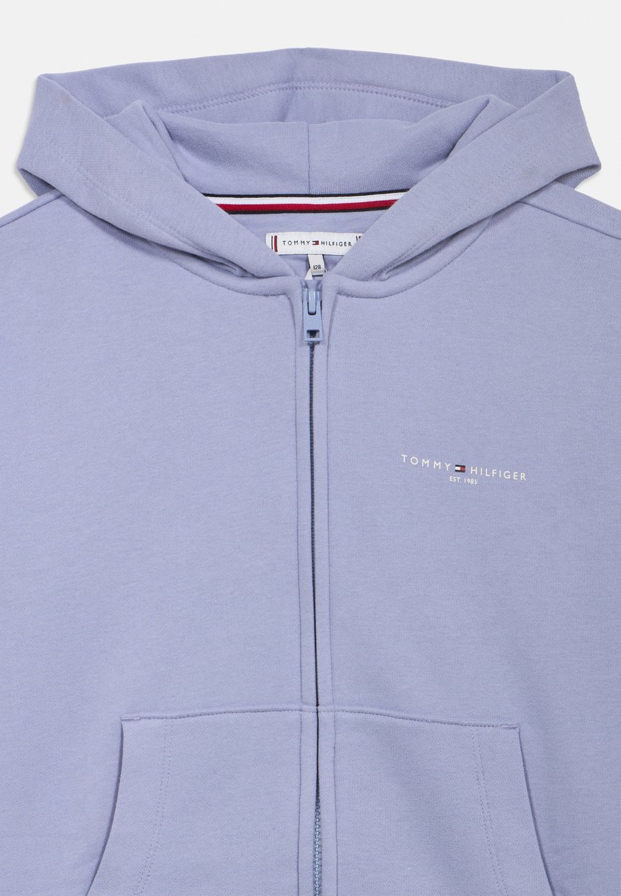 Худи Tommy Hilfiger MINI ZIP THROUGH HOODIE UNISEX, Periwinkle Dusk/Lilac — фото 3
