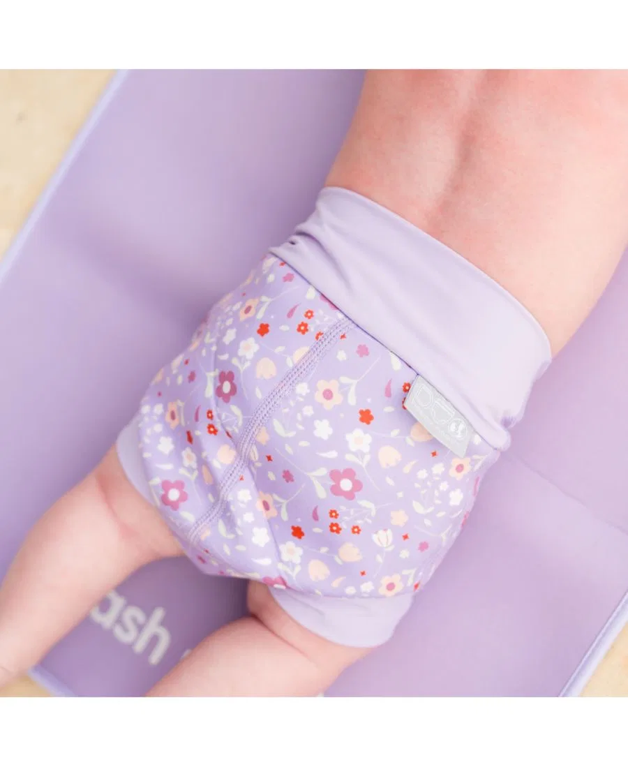 Подгузник для плавания Toddler Happy Nappy Duo Double Swim Diaper Splash About, сиреневый — фото 3