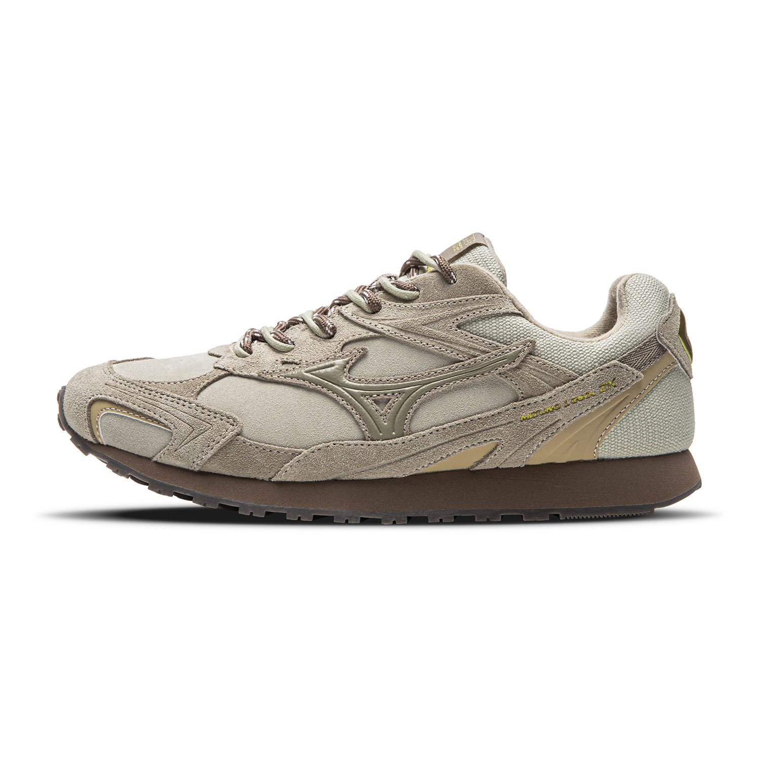 Mizuno LG 60S Лоу-топы повседневные унисекс песочный гончарный золотистый светло-бежевый/абрикосово-серый, цвет Light Beige/Apricot Gray — фото 2