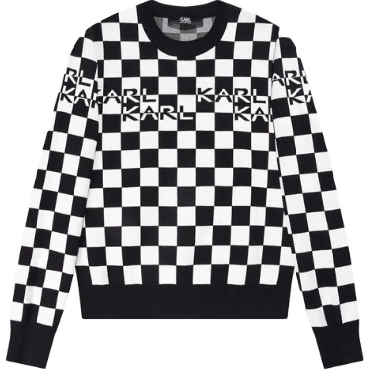 

KARL LAGERFELD / Karl Lagerfeld Jeans Топ KARL LAGERFELD для женщин черно-белый