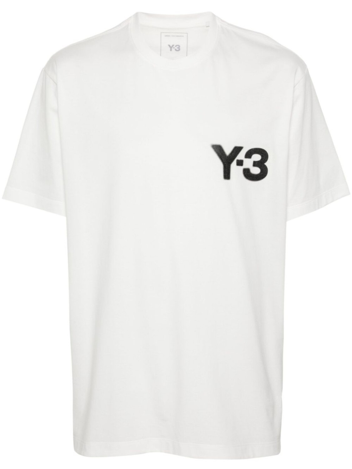 

Y-3 футболка с логотипом, белый