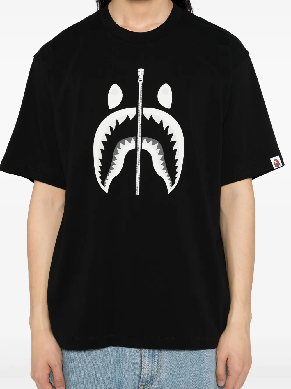 Футболка Shark A BATHING APE, черный — фото 4
