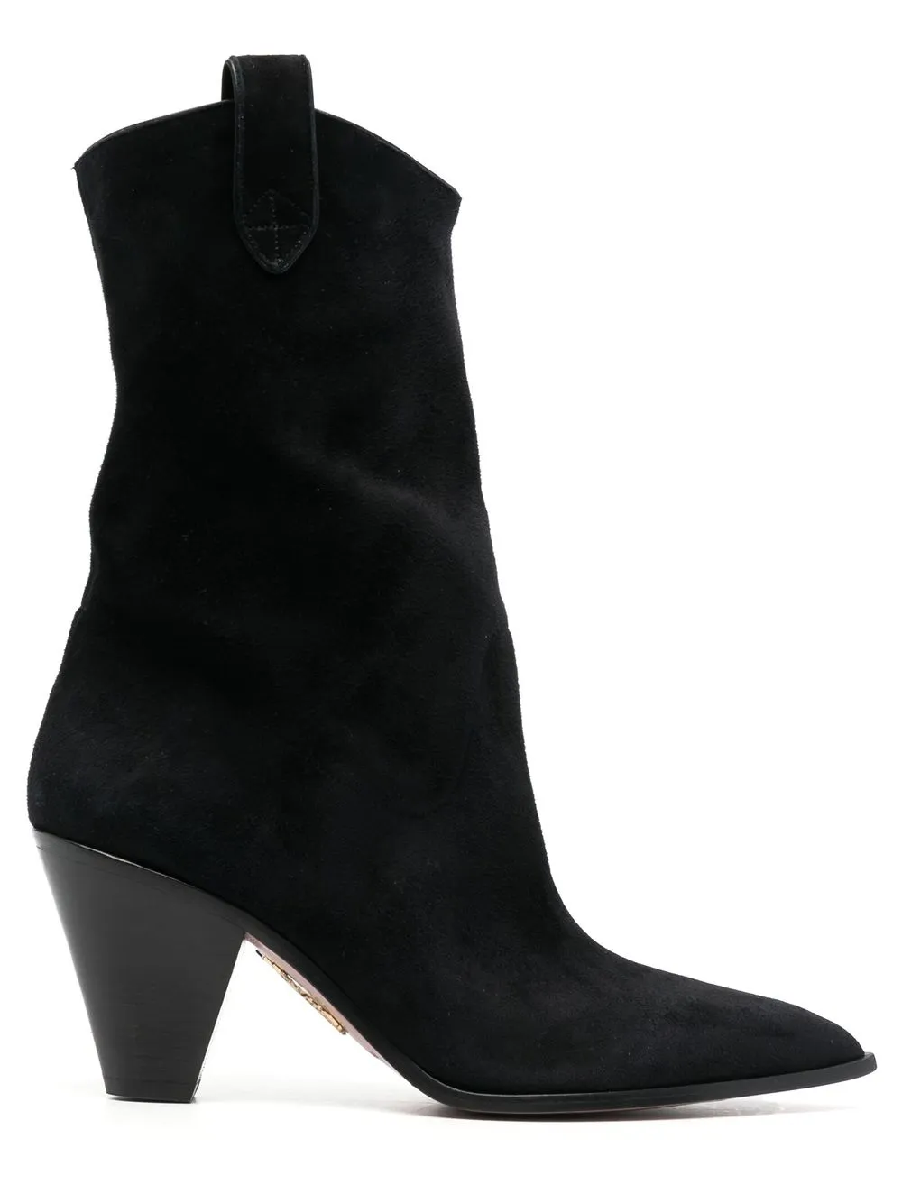 Ботильоны Saint Honore' 70 Aquazzura, черный