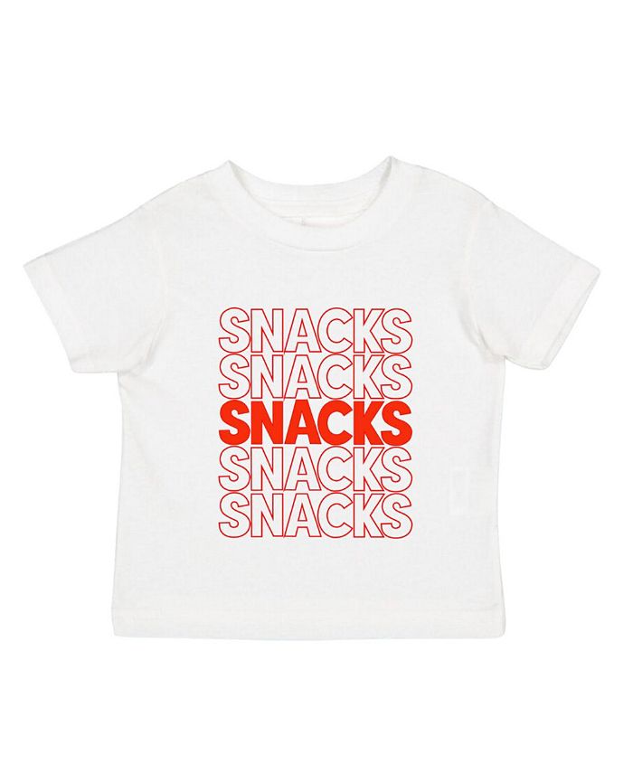 

Унисекс футболка с принтом "Chicken Snacks" Little Chicken, белый