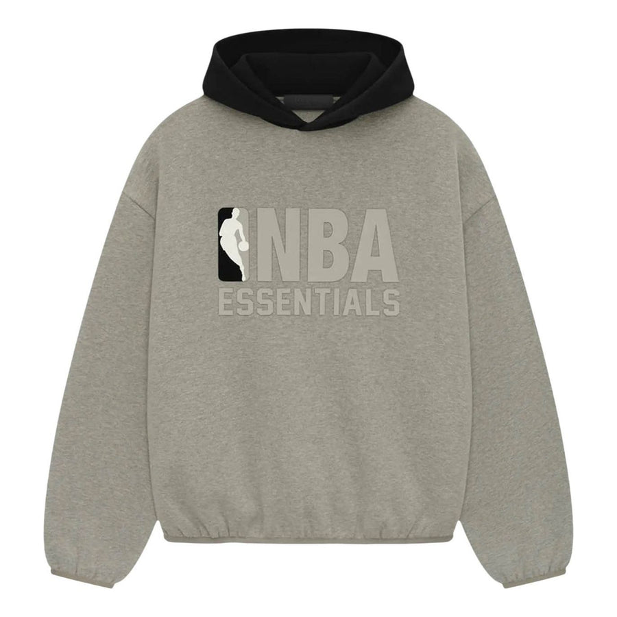 

Худи Fear of God Essentials x NBA Hoodie 'Warm Heather Black', серый