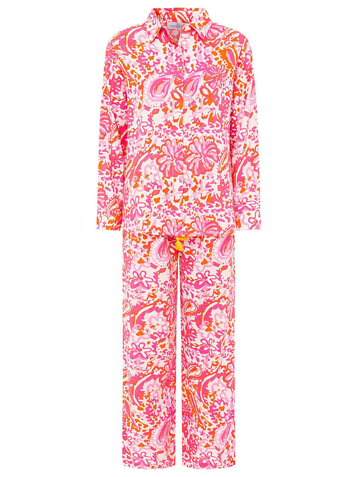 

Блузка Zwillingsherz, белый/розовый/оранжевый