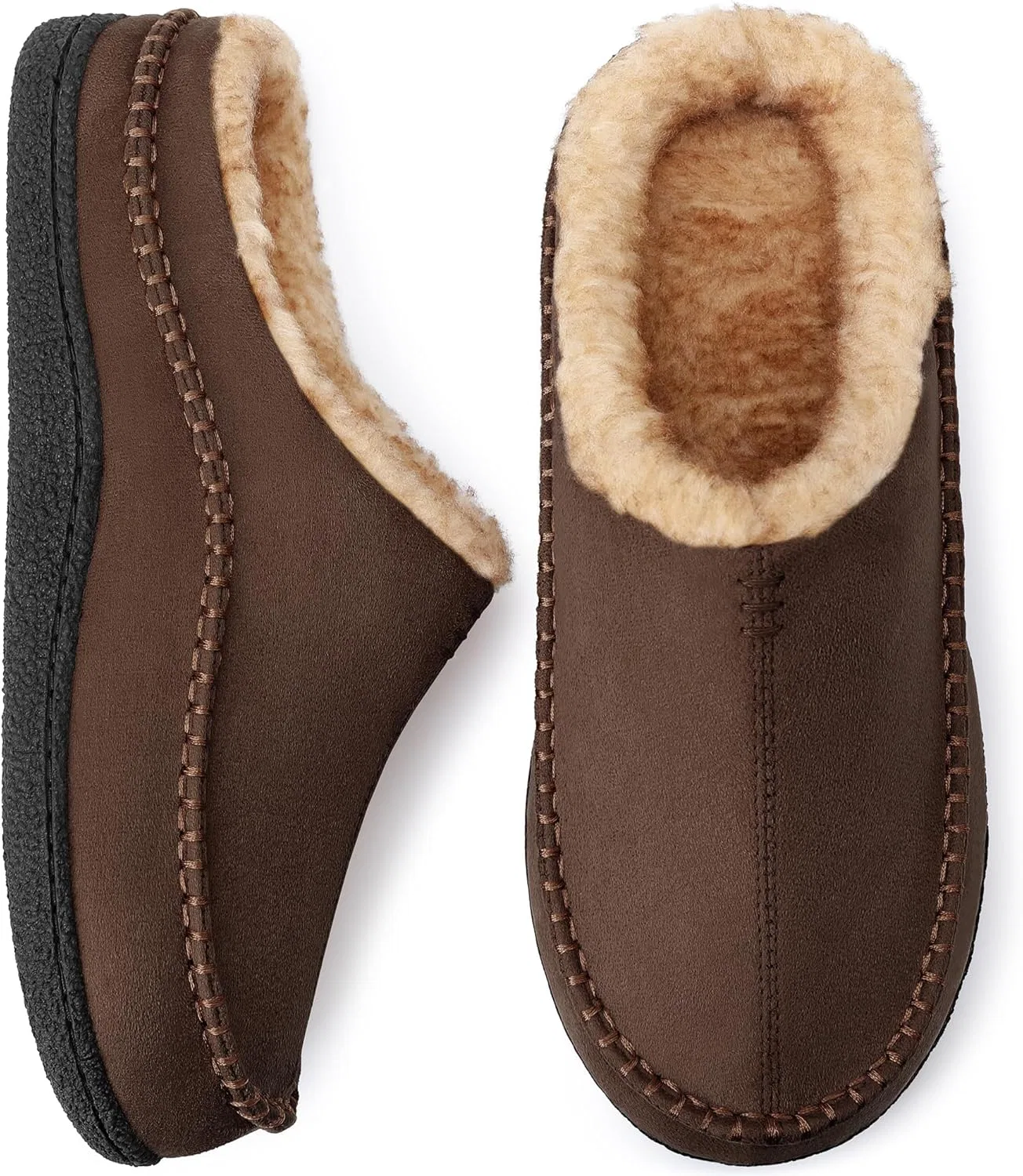Тапочки с эффектом памяти, shoeslocker, коричневый