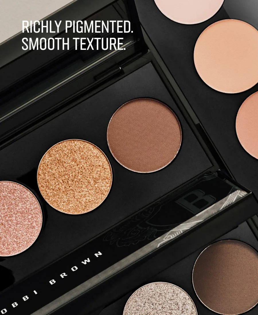 Палитра теней для век Nudes Bobbi Brown, Peachy Nudes — фото 4