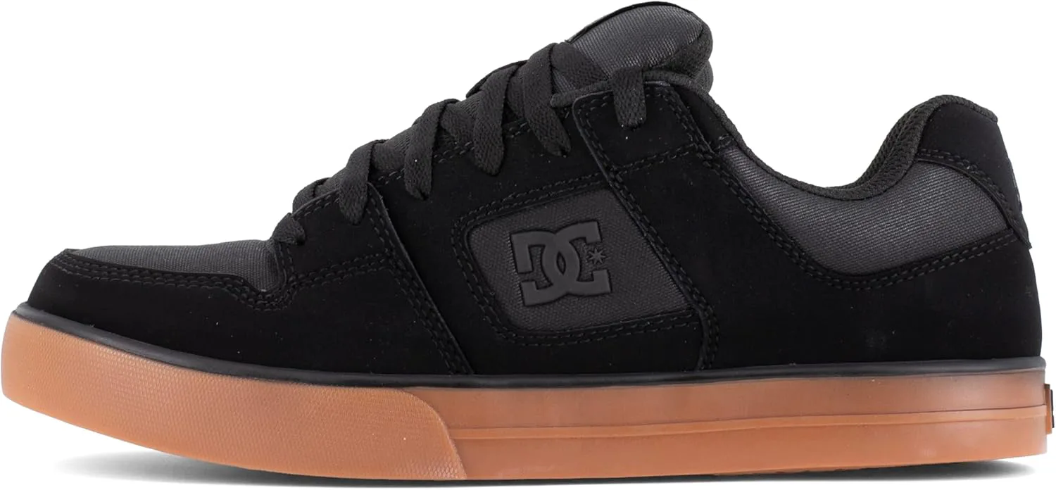 Мужские рабочие ботинки DC Mens Pure Work с черным верхом и комбинированным носком DC Shoes, черный — фото 3