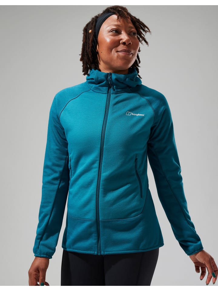 

Толстовка с капюшоном Berghaus, бирюзовый