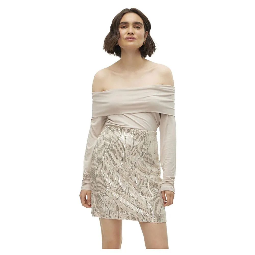 

Футболка Vero Moda Regitze, бежевый