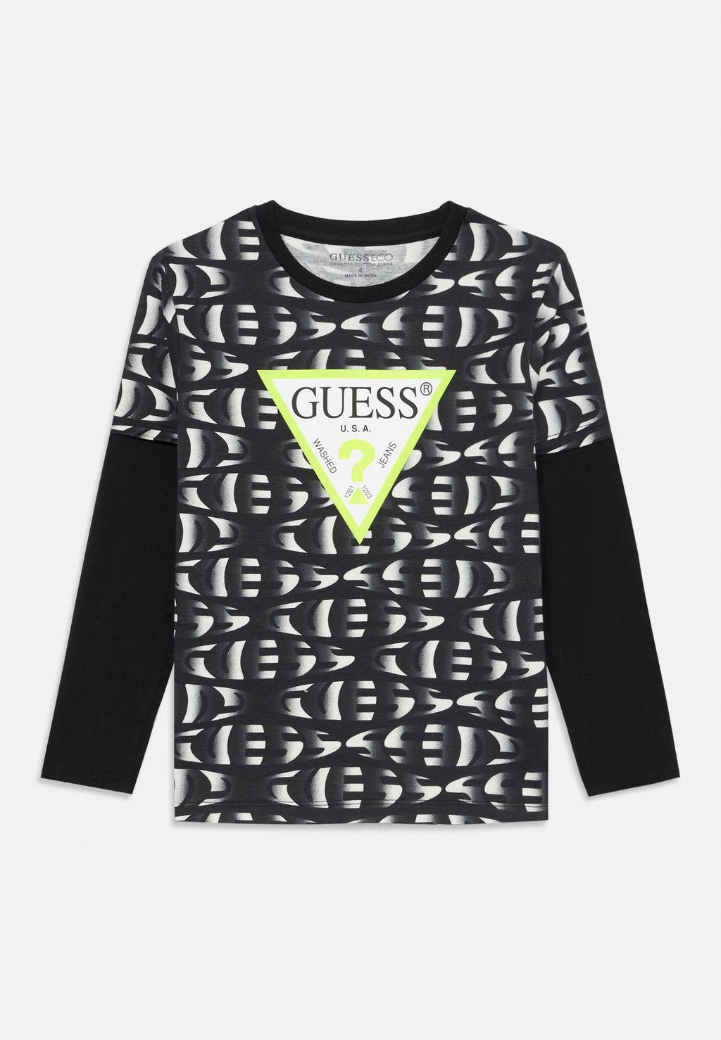 

Футболка с длинным рукавом JUNIOR Guess, мультиколор