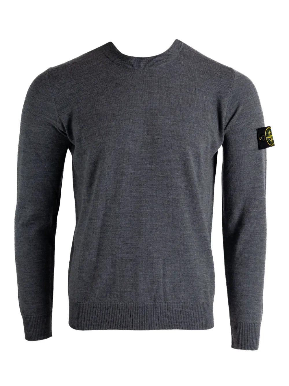 

5100071 свитер с круглым вырезом и нашивкой-логотипом Stone Island