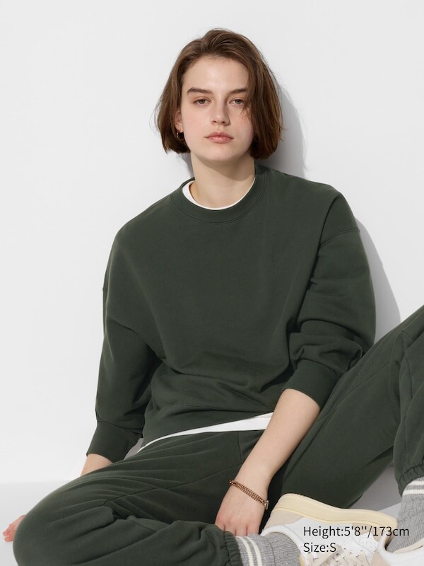 

Толстовка с круглым вырезом Uniqlo, зеленый